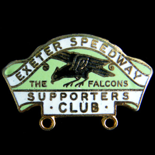 Exeter Speedway lapel badge