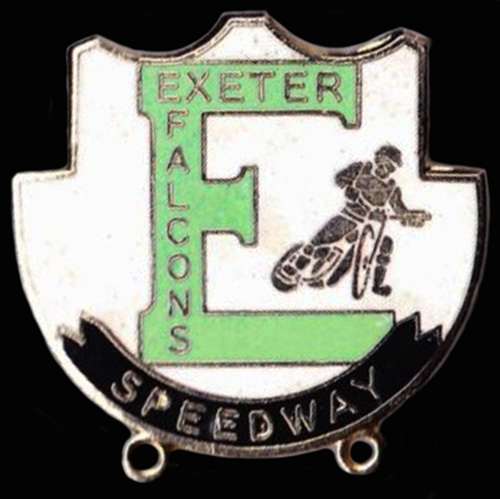 Exeter Speedway lapel badge