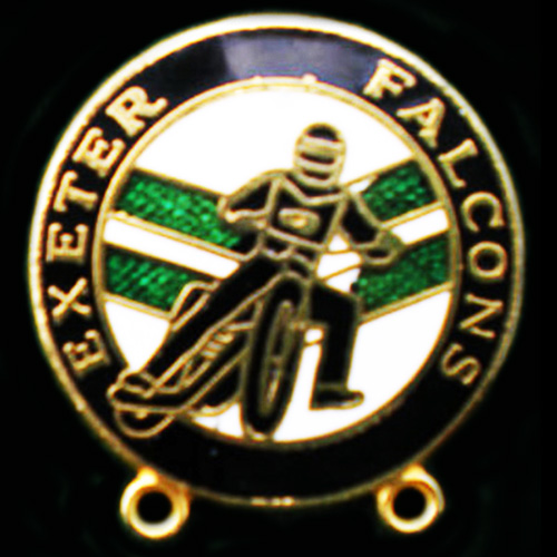 Exeter Speedway lapel badge