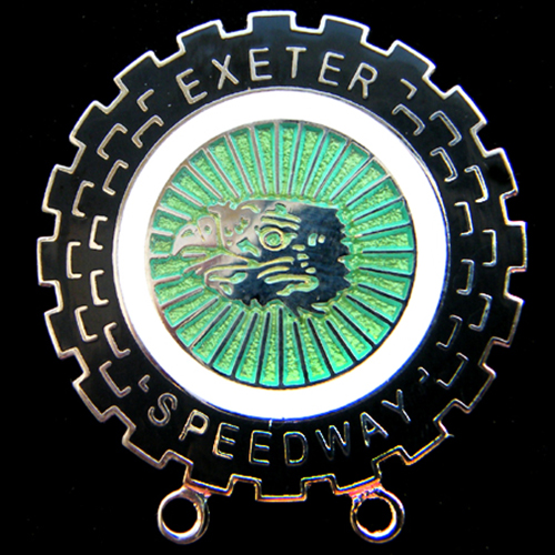 Exeter Speedway lapel badge