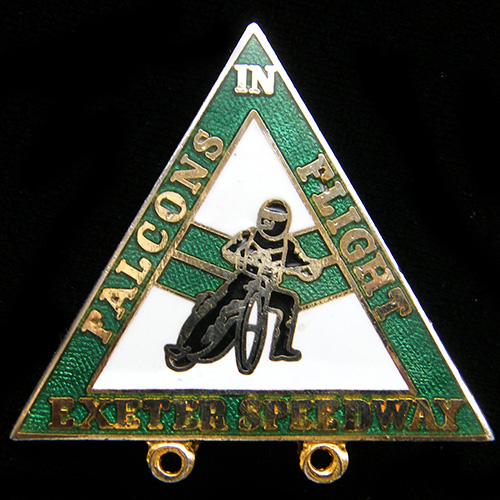 Exeter Speedway lapel badge
