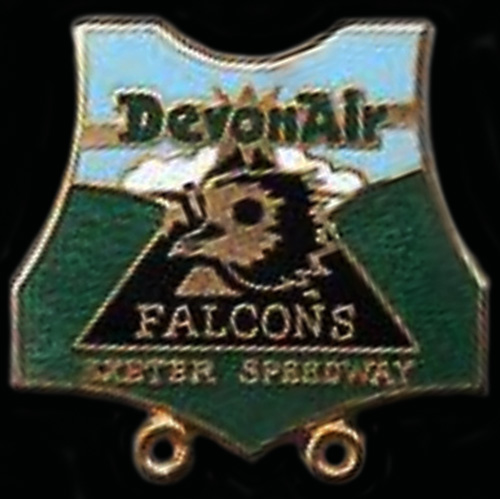 Exeter Speedway lapel badge