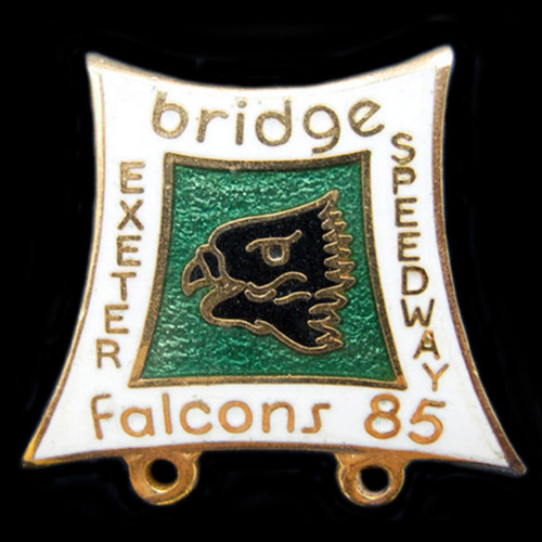 Exeter Speedway lapel badge