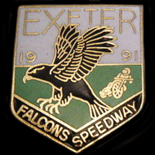 Exeter Speedway lapel badge