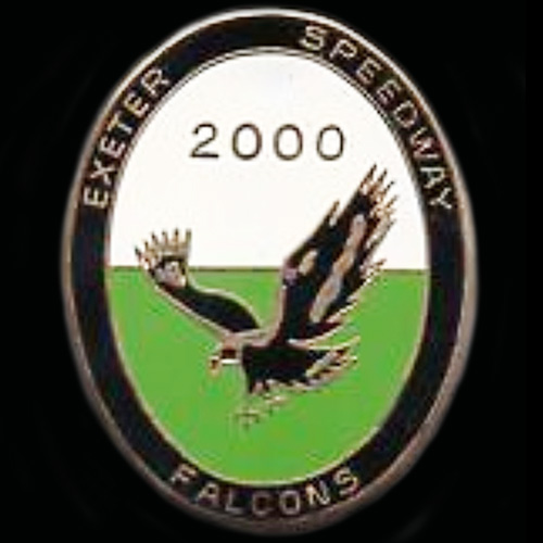 Exeter Speedway lapel badge