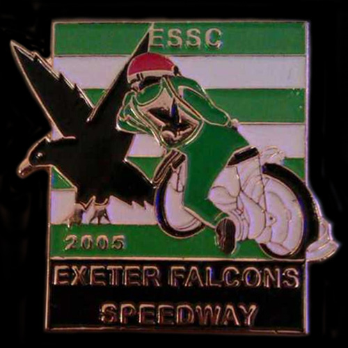 Exeter Speedway lapel badge