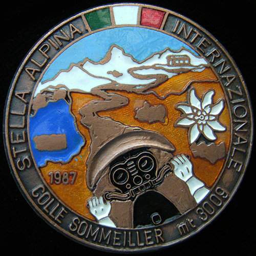 Stella Alpina Internazionale Rally / Touring Lapel Badge
