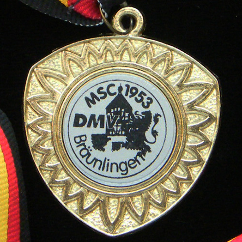 D M V Rally Lapel Badge