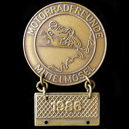 Motorradfreunde Rally Lapel Badge