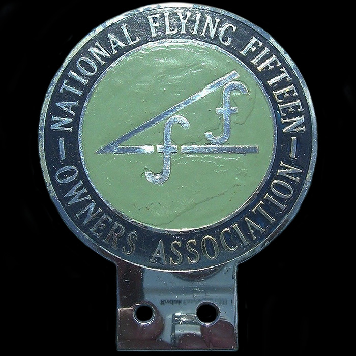 Natiional Flying fifteen Owners Association car badge