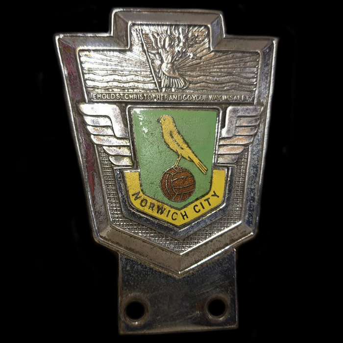 Norwich City Football Club car badge