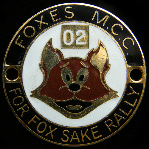 For Fox Sake Rally pin badge
