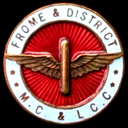 Frome & District Motor Cycle & Light Car Club Lapel Badge