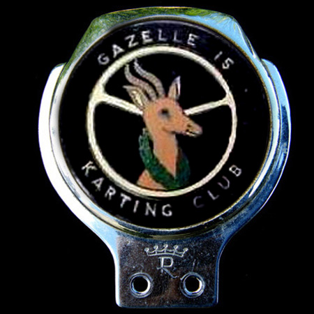 Gazelle 15 Karting Club Car Badge