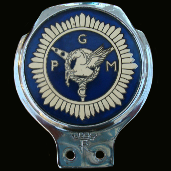 Glamorganshire Police  Motor Club Car Badge