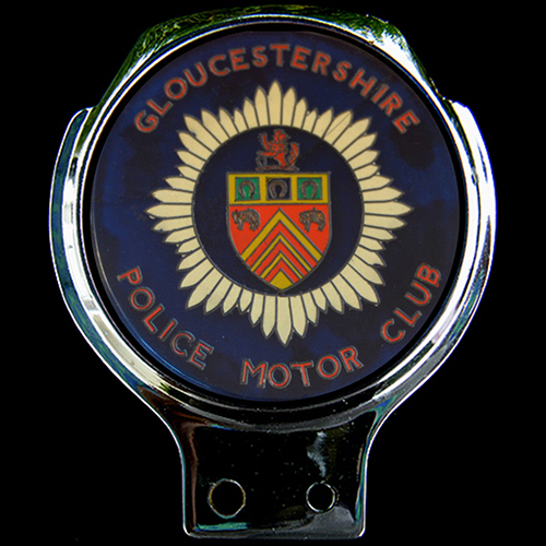 Gloucestershire Police Motor Club Car Badge