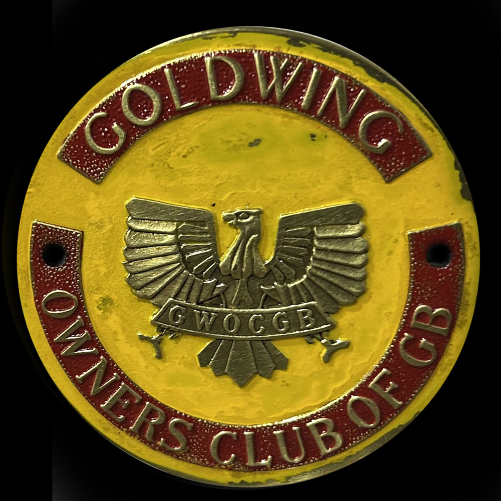 Honda Goldwing Owners Club of Great Britain car badge
