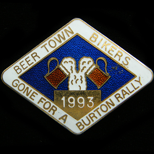 Gone for a Burton Rally pin badge