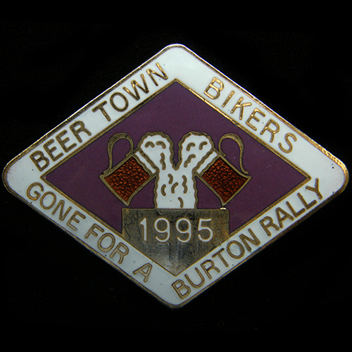 Gone for a Burton Rally pin badge