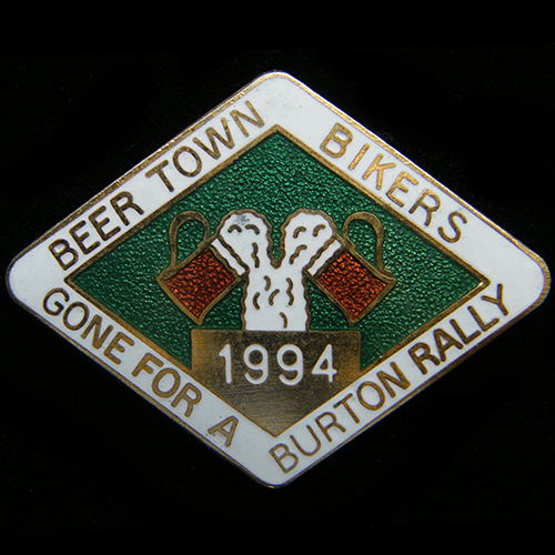 Gone for a Burton Rally pin badge