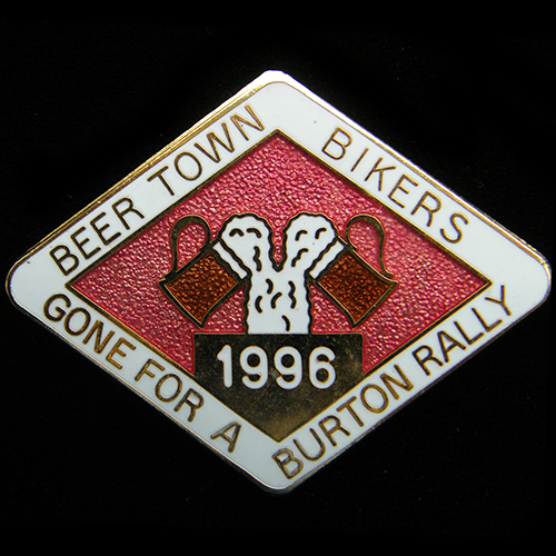 Gone for a Burton Rally pin badge