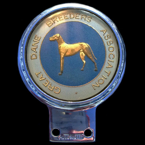Great Dane Breeders Association Car Badge