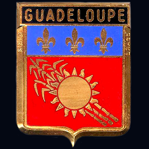 Guadeloupe Car Badge (Drago) 