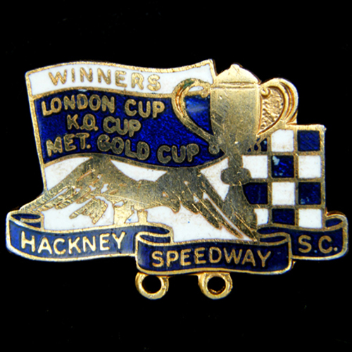 Hackney Speedway Lapel Badge