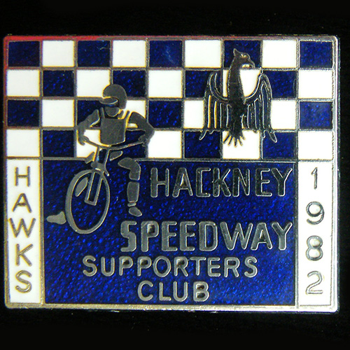 Hackney Speedway Lapel Badge