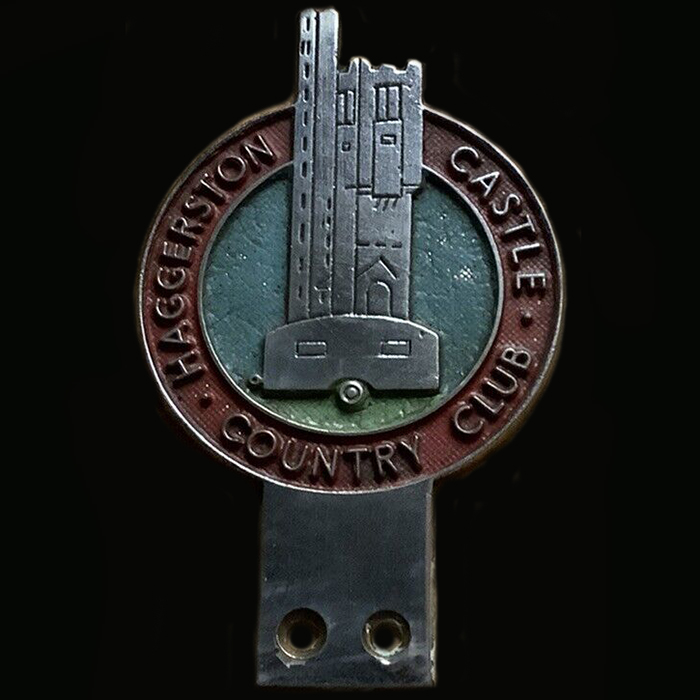 Haggerston Castle Country Club car badge
