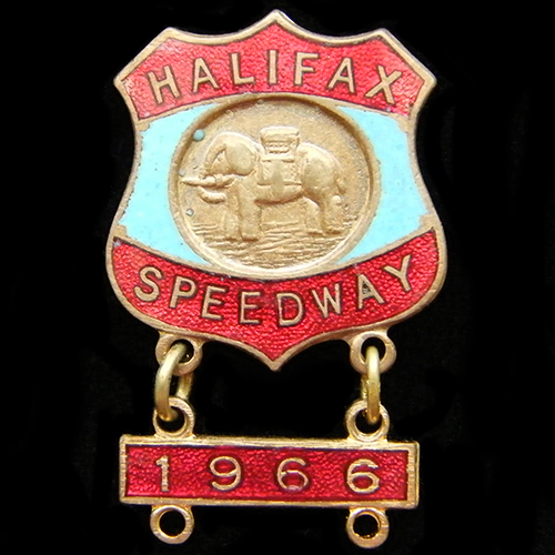 1966 Halifax Speedway Lapel Badge