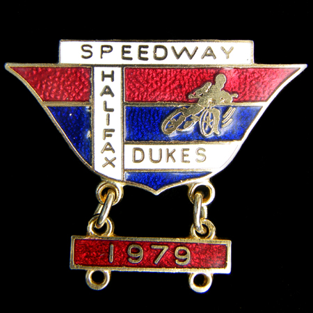 1979 Halifax Speedway Lapel Badge
