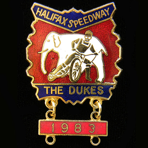 1983 Halifax Speedway Lapel Badge
