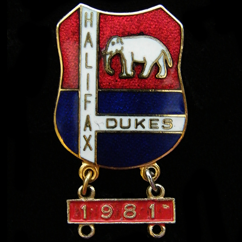 1981 Halifax Speedway Lapel Badge