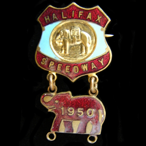 Halifax Speedway Lapel Badge