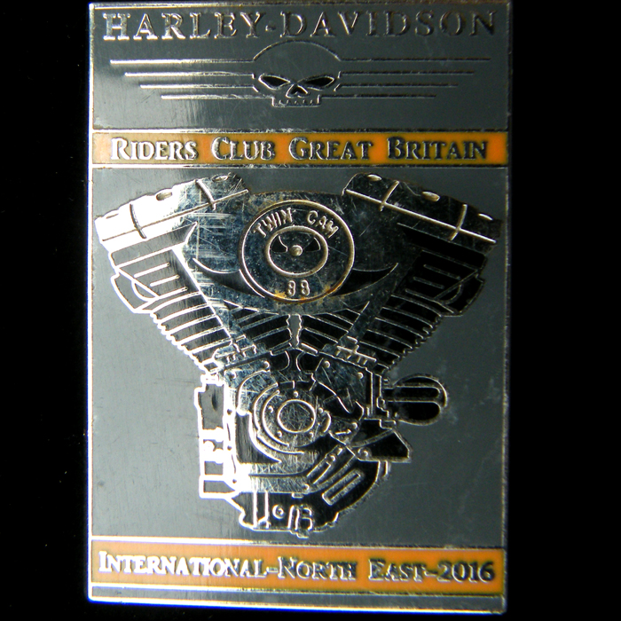 Harley Davidson Riders Club Great Britain pin badge