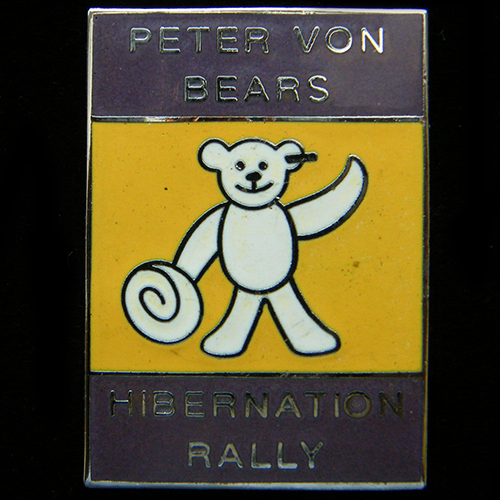Hibernation Rally Pin Badge