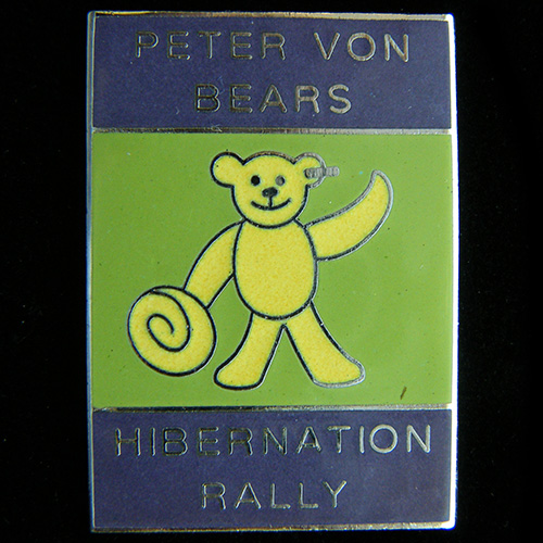 Hibernation Rally Pin Badge