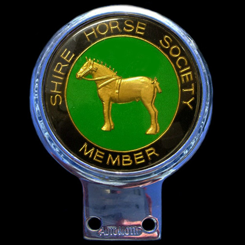 Shire Horse Society Car Badge