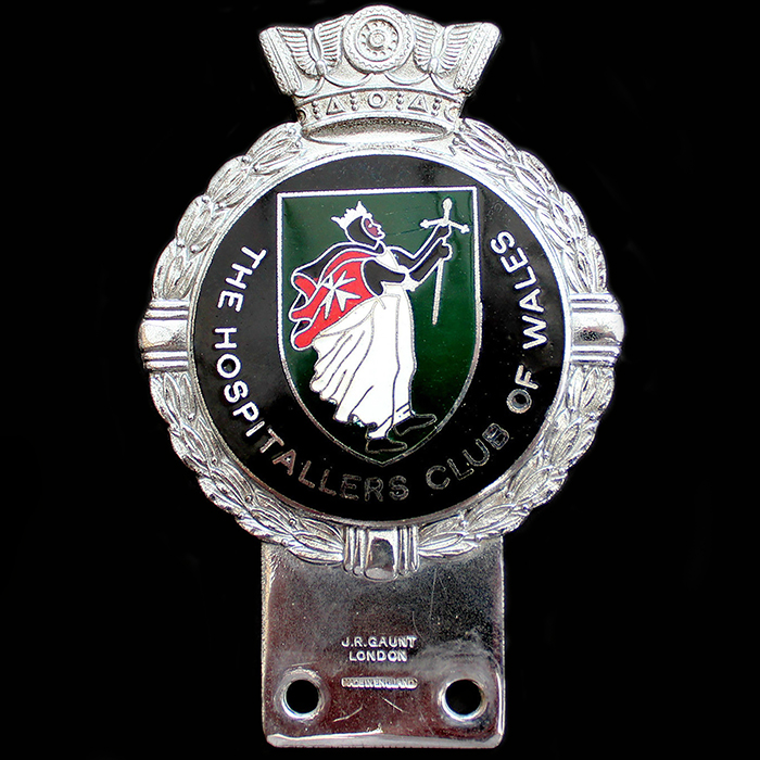 Hospitallers Club of Wales car badge