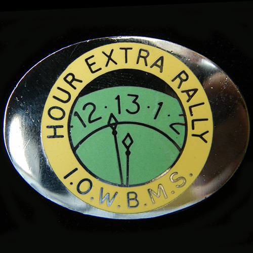Hour Extra Rally Pin Badge