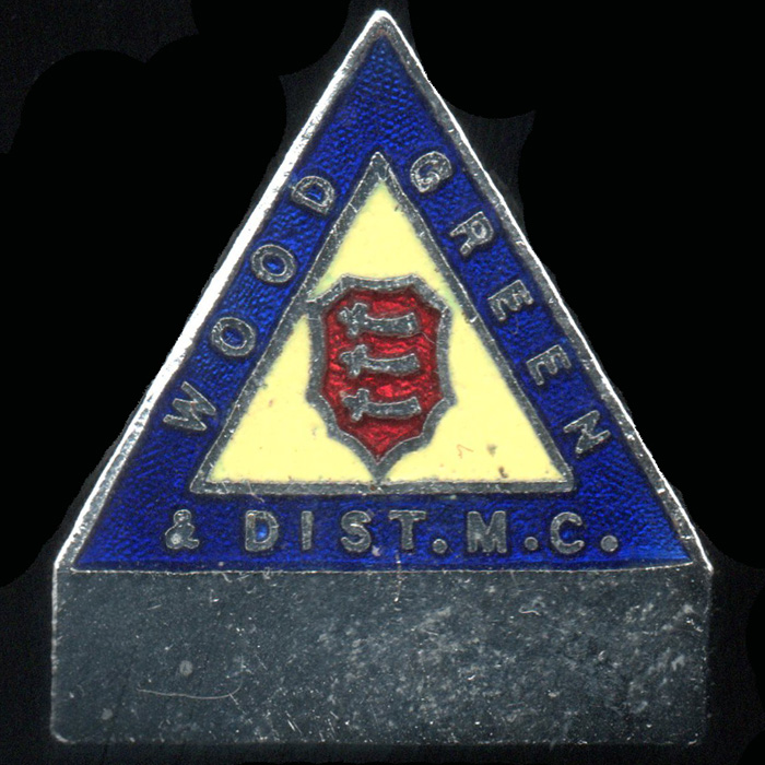 Wood Green & District Motor Club Lapel Badge