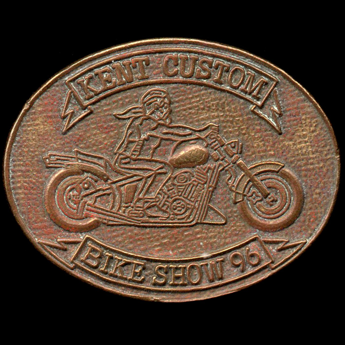 Kent Custom Bike Show 1996 lapel badge