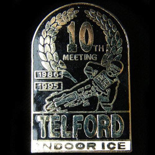 1995 Ice Speedway pin badge