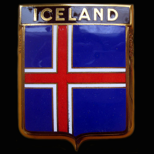 Iceland Car Badge (Drago)