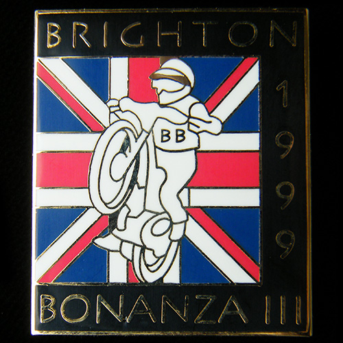 Indoor Speedway pin badge