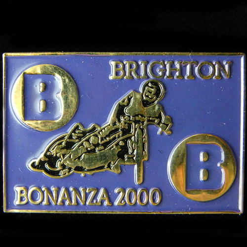Indoor Speedway pin badge