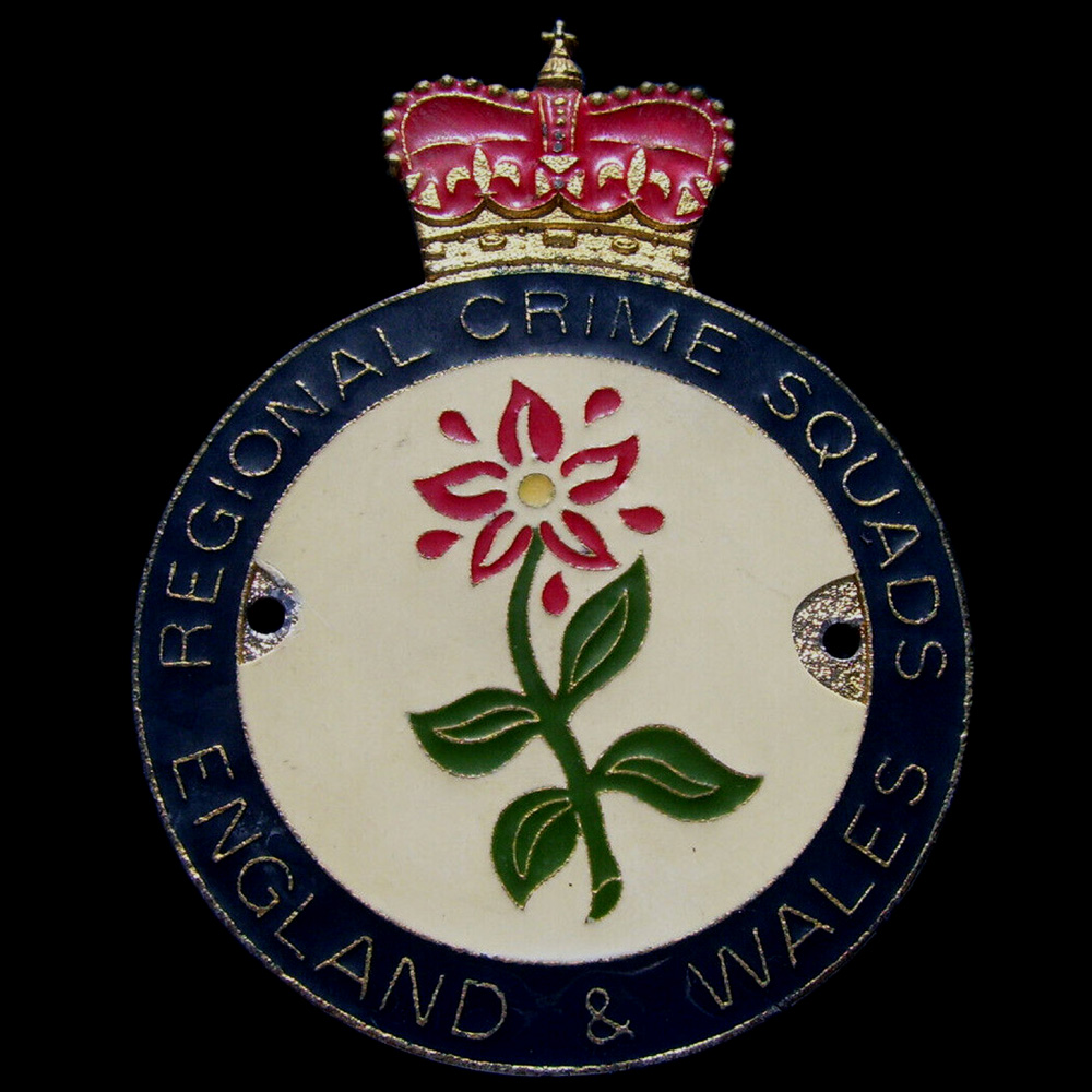 Regional Crime Squads car badge