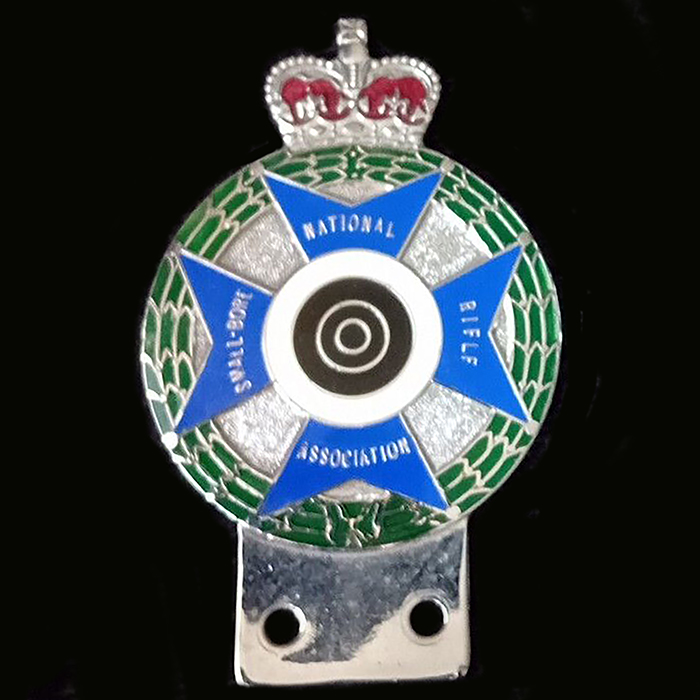 National Small Bore Rifle Association car badge