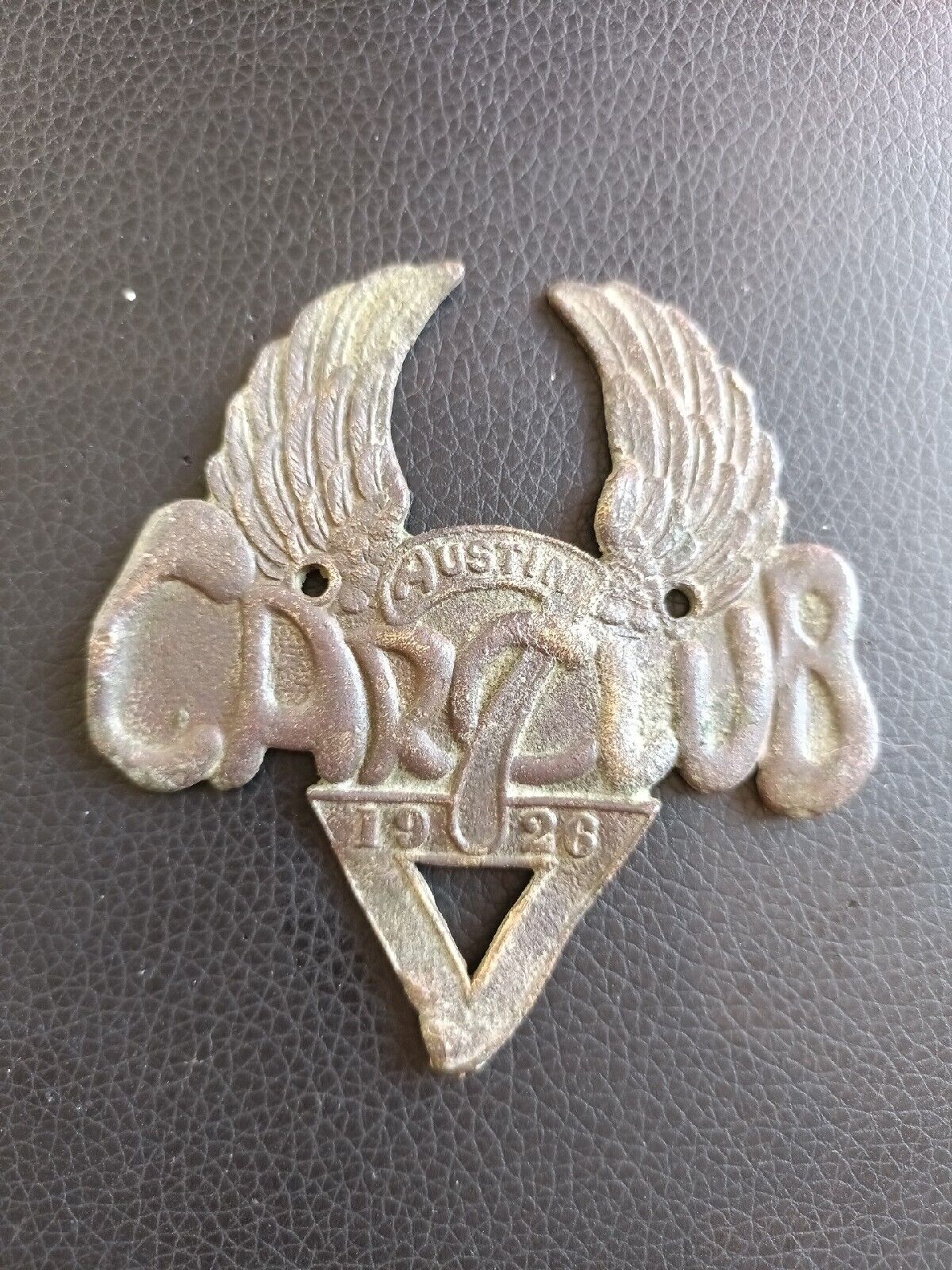 Austin 7 Seven Car Club 1926 car badge